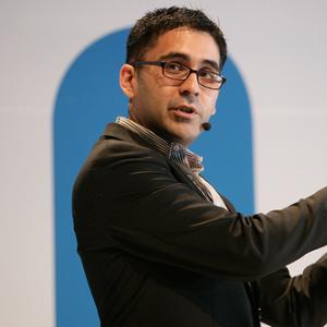 Umair Haque speaking at the 2009 NEXT conference in Berlin. Via Wylio http://bit.ly/AugRQB Umair Haque via Wylio http://bit.ly/AugRQB